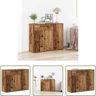 vidaXL vidaXL Credenza in legno tecnico - Credenza Legno Antico 88x30x70 cm in Legno Multistrato