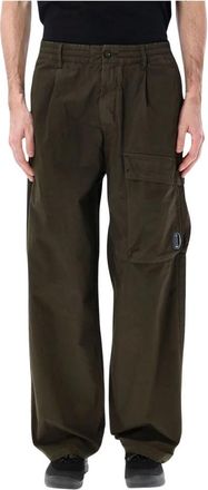 C.P. Company Microreps Cargo Pants - Heren - Wijde Broeken - Groen - 2XL - Katoen - Broeken