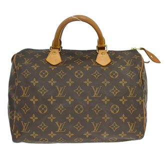 Louis Vuitton Speedy Monogram Canvas Brown Canvas Handbag (Pre-Owned)