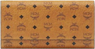 MCM Compact Wallet - female - MCM - Wallets & Cardholders - Brown - ONE SIZE - Accessories