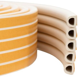 vidaXL Sello De Ventana Autoadhesivo Blanco 9 X 8 Mm 100 M Espuma Epdm Vidaxl