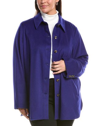 Marina Rinaldi Plus Gazza Wool Jacket