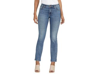 Jag Jeans Forever Stretch Mid Rise Straight Leg Womens Jeans Blue Nile : XS, Cotton/Denim/Elastane