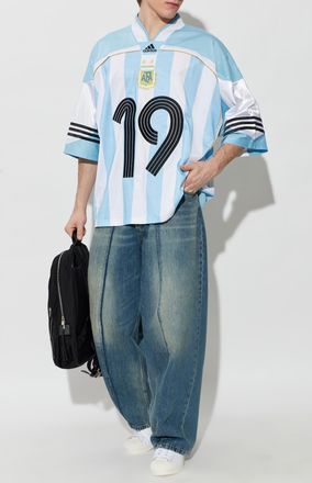 adidas T-shirt With Logo, Mens, Light Blue