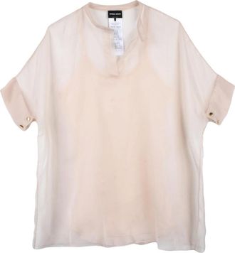 Giorgio Armani Blusa con Top - Blouses & Shirts - Mujer - Beige - S