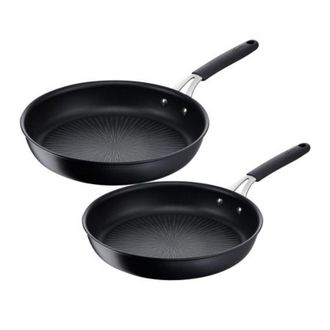 Lagostina Lagostina - Juego De 2 Sartenes Antiadherentes 24 Y 28cm Negro - 012165600002