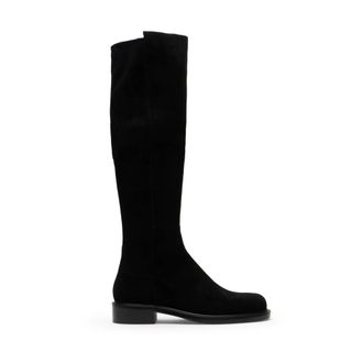Stuart Weitzman Schoenen, Dames, Zwart, 41 1/2 EU, Leer, 5050 Gisele Hoge Laars