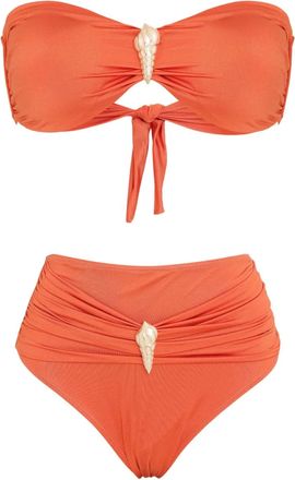 Brigitte Bikini con decorazione - Arancione