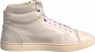 Dolce & Gabbana White London Logo High Top Sneakers Mens Shoes (Pre-Owned)