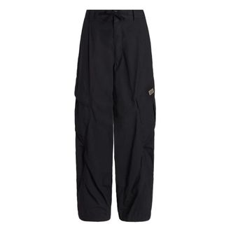 Dolce & Gabbana Wide Trousers, male, Black, Size: L Pantalone