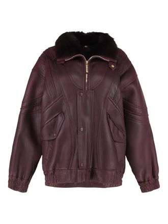 Alberta Ferretti leather jacket - Red