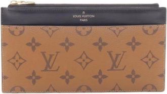 Louis Vuitton Pre-owned Pouch - Dames - Vintage Accessoires - Bruin - ONE Size - Leer - Vintage