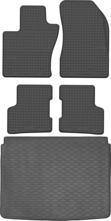 OEM Juego De Alfombrillas De Goma Para Coche Y Alfombrilla Para Maletero Para Fiat 500x Crossover (2015-2024)