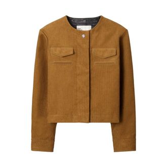 Tory Burch Mujer, Chaquetas, Marr&oacute;n, Talla: S