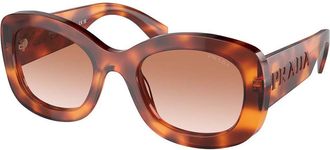 Prada PR A13SF Asian Fit 18R70E Womens Sunglasses Tortoiseshell Size 55