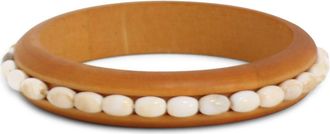 Petit Moments Wooden Beaded Cuff Bracelet at Nordstrom