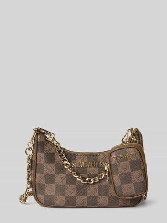 Steve Madden Shoulder Bag mit Logo-Applikation Modell Vital in Mittelbraun, Gr&ouml;&szlig;e 1