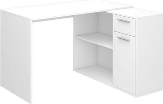 Vicco Scrivania angolare Robin, Bianco, 120 x 60 cm