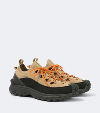 Moncler Trailgrip Lite3 suede-trimmed sneakers