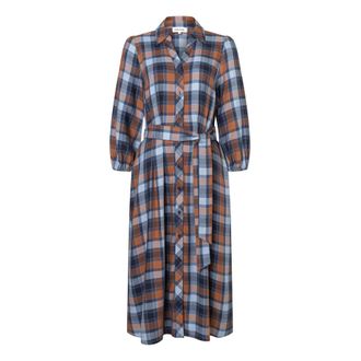 More & More Shirt Dress - Dames - Shirt Kleedjes - Blauw - M - Kleedjes