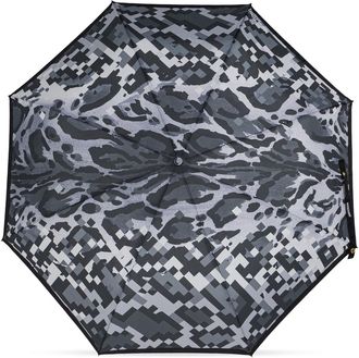 Moschino Folding Umbrella, Unisex, Grey