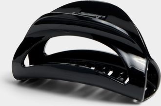 Simons Womens Black half-moon clip