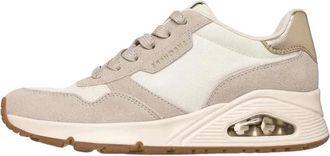 Skechers Uno Vintage Air - Dames - Sneakers - Beige - 42 EU - Leer - Schoenen