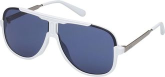 Guess Witte Hars Zonnebril