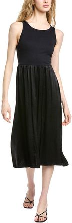 Michael Stars Bridgette Mixed Media Midi Dress