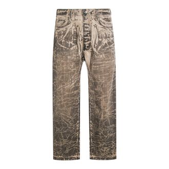 Rick Owens Jeans Black Washed Foil