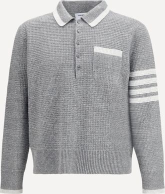 Thom Browne Knitted polo Shirt Male 2