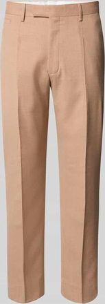 Strellson Slim Fit Anzughose mit B&uuml;gelfalten Modell Kynd in Rostrot, Gr&ouml;&szlig;e 46