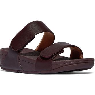 FitFlop Lulu Slide Sandal in Plumberry at Nordstrom Rack, Size 8.5