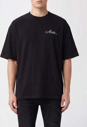 Amiri T-shirt relaxed fit in cotone con stampa grafica e spalle cadute