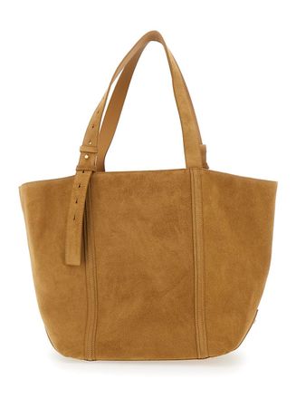 Golden Goose Womens Tote Bag Shopping 24.7 Ew Brown Leather Cow