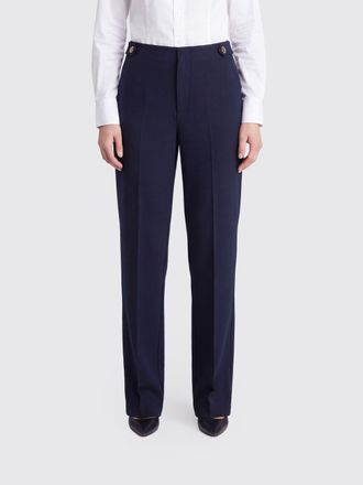 Liu Jo Pantaloni straight in cr&ecirc;pe a vita media con chiusura laterale