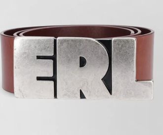ERL adjustable leather belt refined design