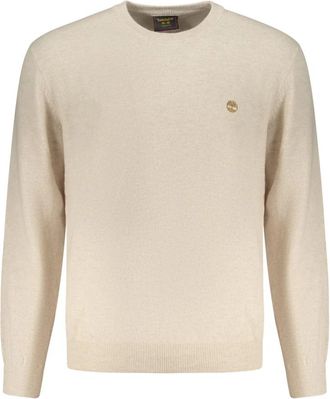 Timberland Trui met ronde hals - Heren - Ronde hals truien - Beige - M - Katoen - Truien & Vesten