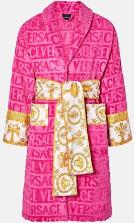 Versace Accappatoio Versace Allover in spugna