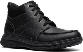 Clarks Craftwell Lace-Up Boot in Black Leather at Nordstrom Rack, Size 11.5