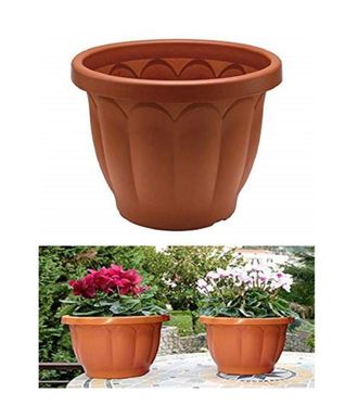 Trade Shop Trade Shop - Maceta De Pl&aacute;stico Cl&aacute;sica De 50 Cm De Di&aacute;metro Para Plantas De Exterior Flores