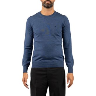 Brooksfield Maglieria Girocollo - - Knitwear - Uomo - Blu - 2XL