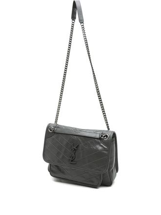 Saint Laurent Niki medium schoudertas - Grijs