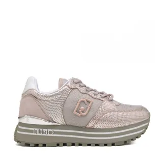 Liu Jo Sneakers, female, Pink, 4 UK, Python Leather Trainers
