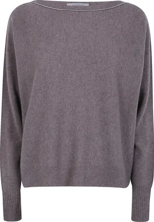D.exterior D. EXTERIOR Sweater Round Neck 63115 12Vis Milk
