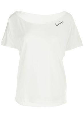 Winshape Oversize-Shirt WINSHAPE MCT002, Damen, Gr. XXL, weiss (vanilla, wei&szlig;), 50% Modal, 50% Baumwolle, U-Boot-Ausschnitt, Shirts Oversize-Shirt, Ultra leich
