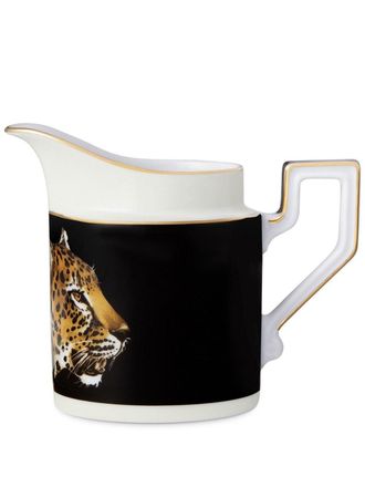 Dolce & Gabbana leopard-print porcelain creamer - unisex - Porcelain - One Size - Black