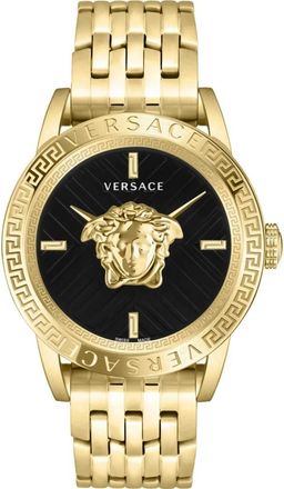 Versace Horloges - Heren - Horloges - Geel - ONE Size - Accessoires