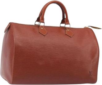 Louis Vuitton Pre-owned Epi Leather Hand Bag - Dames - Vintage Handtas - Bruin - ONE Size - Leer - Vintage