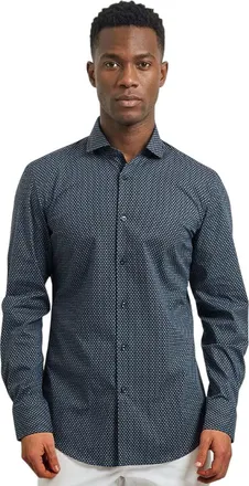 HUGO BOSS Navy Blue Slim Shirt